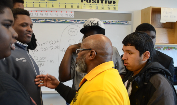 mentor with students